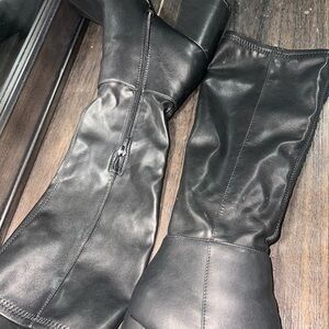 Steve Madden Black Heeled Boots